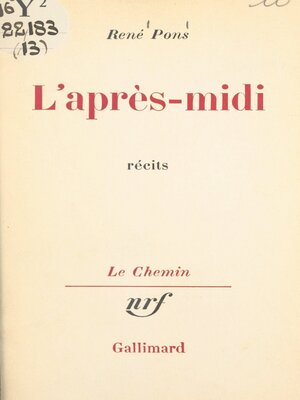 cover image of L'après-midi
